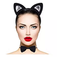 Lux Accessories Disfraz De Gatito De Gato De Halloween Oreja