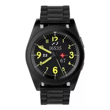  Relógio Smartwatch No1 G6 Em Metal Black Bluetooth 