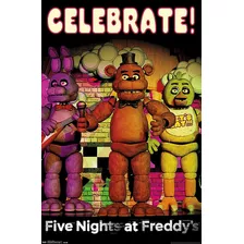 Poster Fnaf Celebrate - Five Nights At Freddys - 30x40 Cm