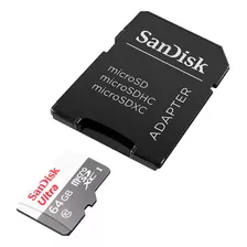 Cartão Memória 64gb Microsd/sdhc/sdxc Ultra Rápido 100mb/se