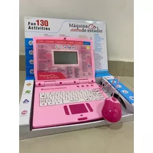 Computador Didáctico Inftantil Juguete 130 Funciones Rosa