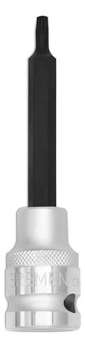 Llave Tubo Punta Torx Bremen T70 X 100mm - Enc 1/2 4626 Dgm Gris