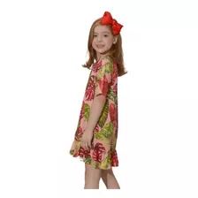 Vestido Babado Feminina Moda Infantil Evangélica Criança