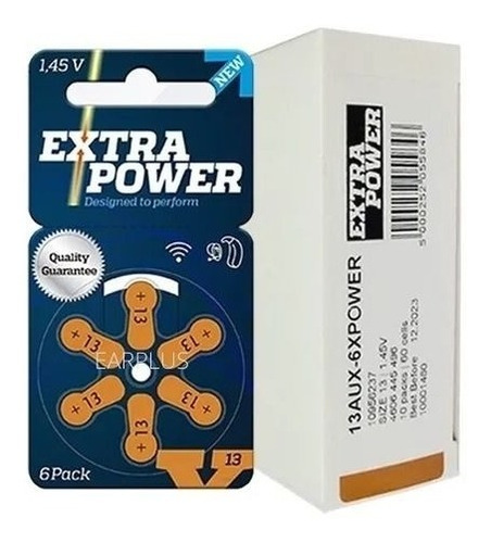 60 Baterias A13 Pr48 Aparelho Auditivo - Extra Power