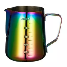 Leiteira Pitcher Para Cafe Barista 600ml Inox (coloredo)