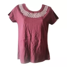 $ Blusa Playera Contempo Cuello Estoperol Manga Corta Regalo