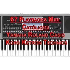 67 Católicos Playbacks Midi - Teclado Korg E Produção Musica