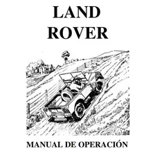  Manual De Servicio Y Usuario Land Rover Serie 1 En Papel