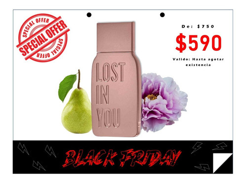 Perfume Europeo Dama Lost In You Floral Dulce