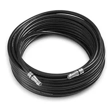 Surecall 100' De Baja Pérdida Rg11 Coaxial Cable, Negro.