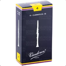 3 Palhetas P/clarinete Sib Tradicional Nº4 Cr104 Vandoren