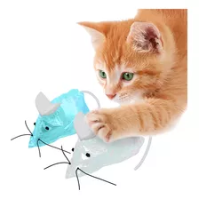 Juguete Interactivo Texturizado Para Gato De Raton Chico