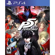 Persona 5 - Ps4 - Mídia Física