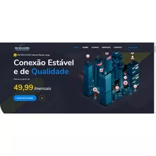 Tema Site Provedor Internet+painel Admin+suporte Instalação