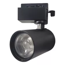 Spot Para Trilho Eletrificado Preto Led 7w 3000k Ou 6000k