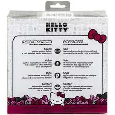 Hello Kitty - Auriculares De Diadema Con Microfono Integrado