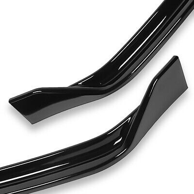 [3pc]for 15-18 Vw Jetta Stp-style Glossy Black Front Bumpe Foto 4