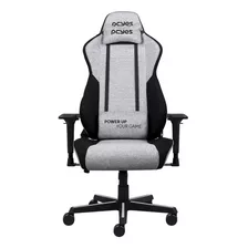 Cadeira Gamer Escritório Cinza Racer V8 Turbo Pcyes