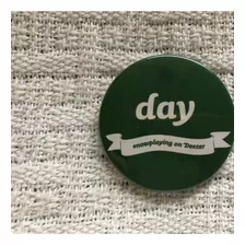 Bottom Broche Pin Green Day Deezer Raro Exclusivo Pouco Uso