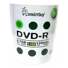 600 Dvd 4.7 Gb- 16x- Logo Prata- Smartbuy