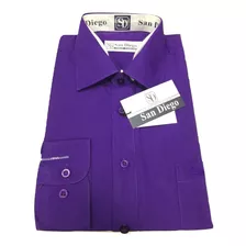 Camisa Hombre Violeta