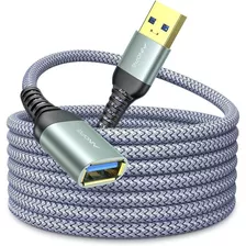 Ainope - Cable De Extensión Usb 3.0 Tipo A, Macho A Hembra