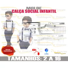 Molde De Calca Social Inf 2 Ao 16 Envio Por Correios