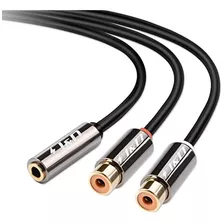 Cable Rca De 0.138 En Un 2 Rca Chapado En Oro J Y D [carcasa