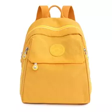 Mochila Escolar Casual De Nylon Impermeable Estilo Coreano 