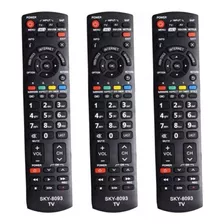 Controle Compatível Com Tv Panasonic Tc-l42, 47, 55et5b 3 Pc