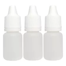 Frasco Plástico De 5ml - Conta Gotas - 200un Tampa Lacre!