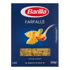 Macarrão De Sêmola Farfalle 65 Barilla Caixa 500g