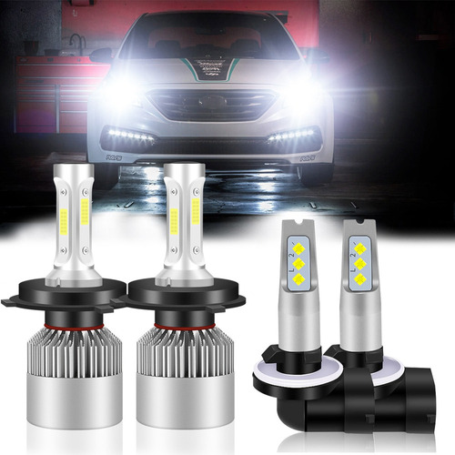 Kit De Faros Led 40000lm For 2020-2022 Hyundai Grand I10 Hyundai i10