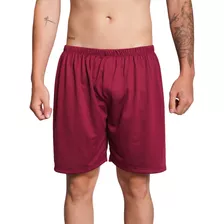 Samba Canção Malha Pijama Dormir Linha Noite Short Conforto