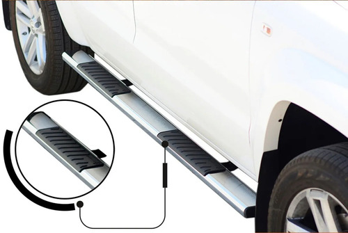 Estribos 100 Cabina Extendida Gmc Sierra 2014-2018 Foto 4