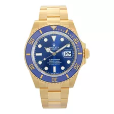 Relógio Rolex Submariner Gold Com Caixa E Certificados