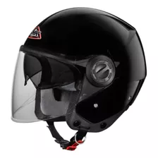 Casco Smk Cooper Matt Black Ma200 Jet Abierto Certificado