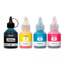 Pack 4 Botellas Tinta Original Brother T310 T510w T220 T420w