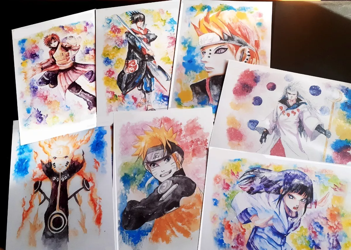 Naruto Posters 9 X 10.000 + 4 De Regalo Por Envío