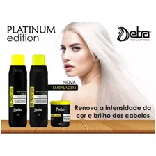 Kit Platinum Edition Detra Hair Cosméticos 3 Passos