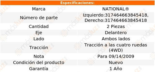 2- Mazas Delanteras Ford Ranger 2003/2009 National Foto 3