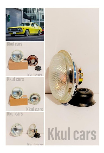 4 Faros De Vidrio Datsun 160j/710, Para Foco Led O Halgeno Foto 2