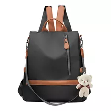 Bolsa Transversal Feminina Mochila Costa Confortavel Luxo Cor Cinza