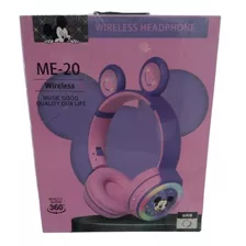 Audífonos Inalámbricos Estilo Mickey Mouse, Sonido Hifi.