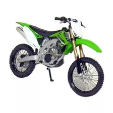 Kawasaki Kx 450 F Maisto 1/12 Para Armar Color Verde