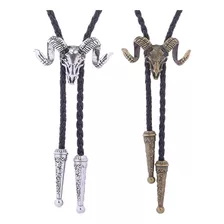 2x Western Bolo Tie Cowboy Disfraz Hombres Mujeres