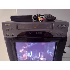 Vídeo Cassete Sanyo Mod Vhr-9413 Raridade.