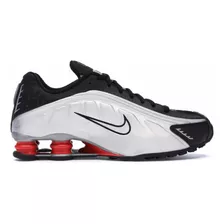 Nike Shox R4 Grey And Red Black 9.5 Usa Original 27.5 Cm