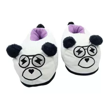 Pantuflas Cresko Oso Rock Niños Talle 34 Interior Violeta