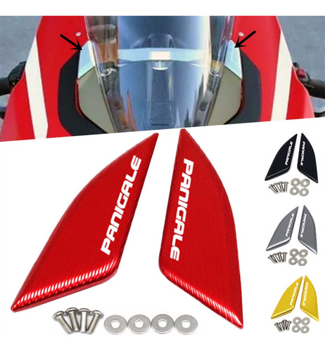 Tapa De Espejo De Parabrisas Para Ducati Panigale V4r / V4 Foto 4